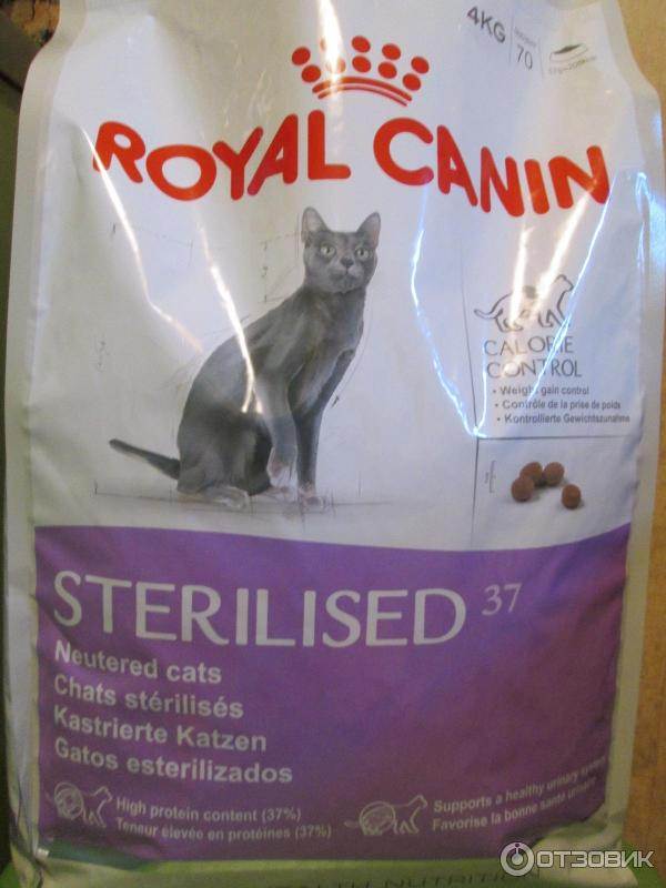 Корм для кошек royal canin cat sterilized 37