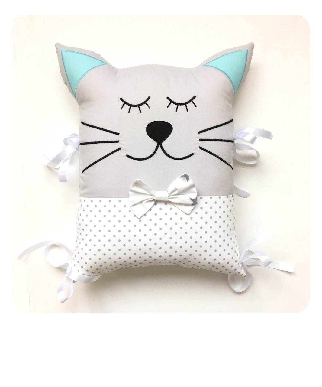 Подушка-кот своими руками, оригинальные выкройки, схемы и описание
