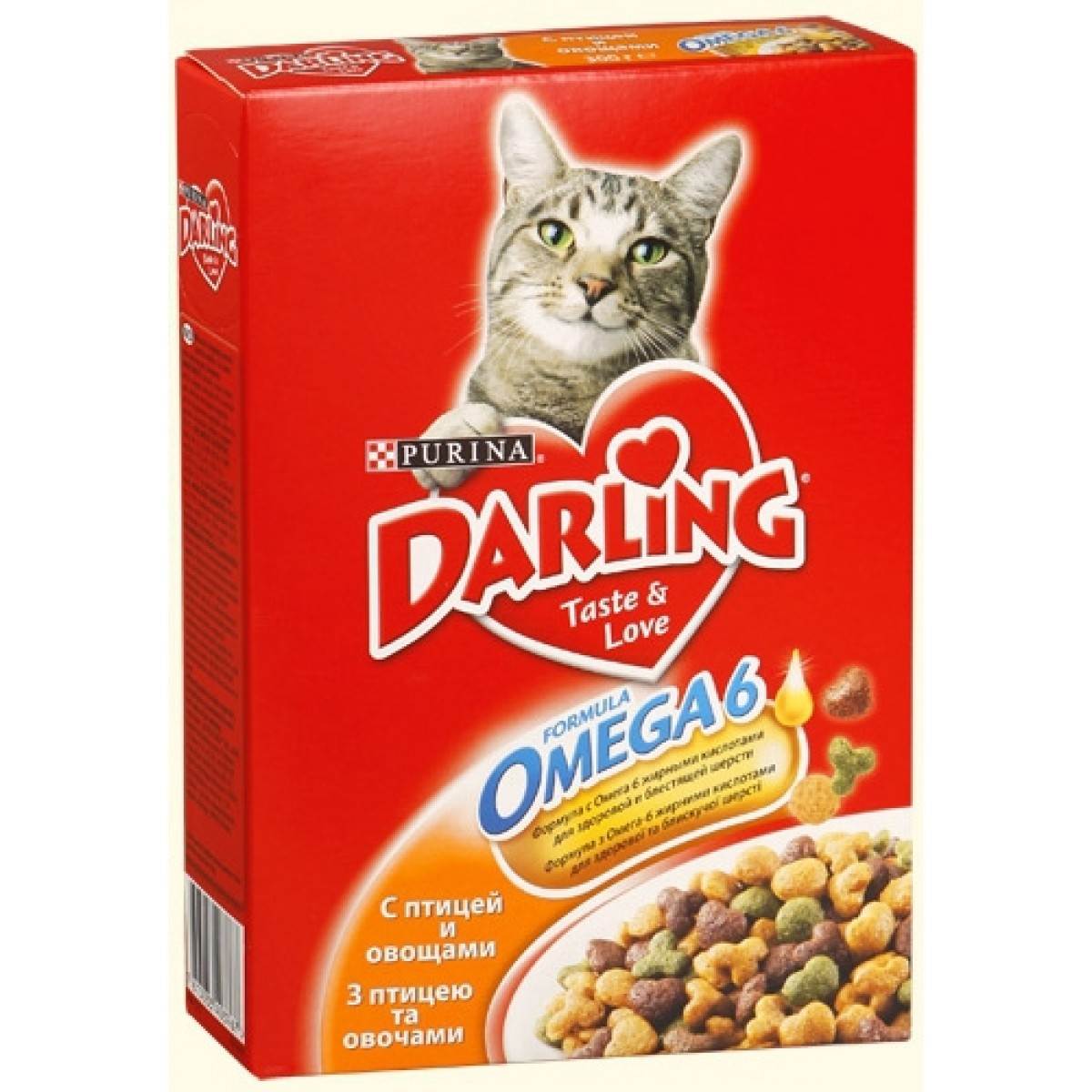 Обзор корма для кошек darling