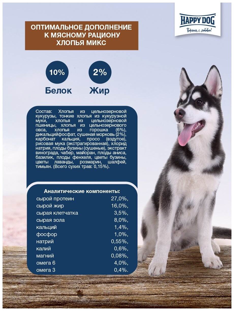Корм для собак happy dog — отзывы и разбор состава