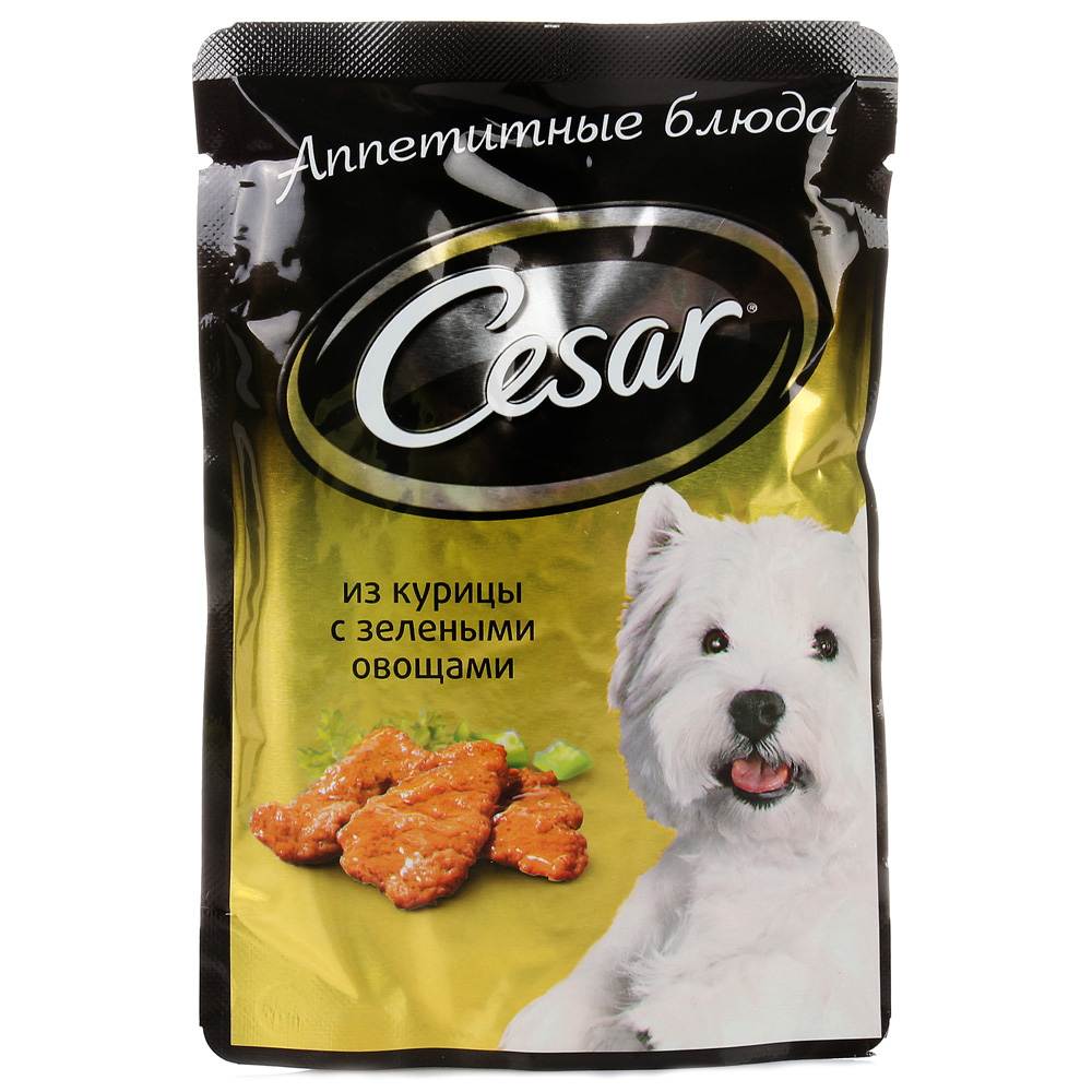 Корм для собак 9. Корм для собак Cesar курица 100г. Cesar для собак 85г. Корм говядина с овощами Cesar 85г.