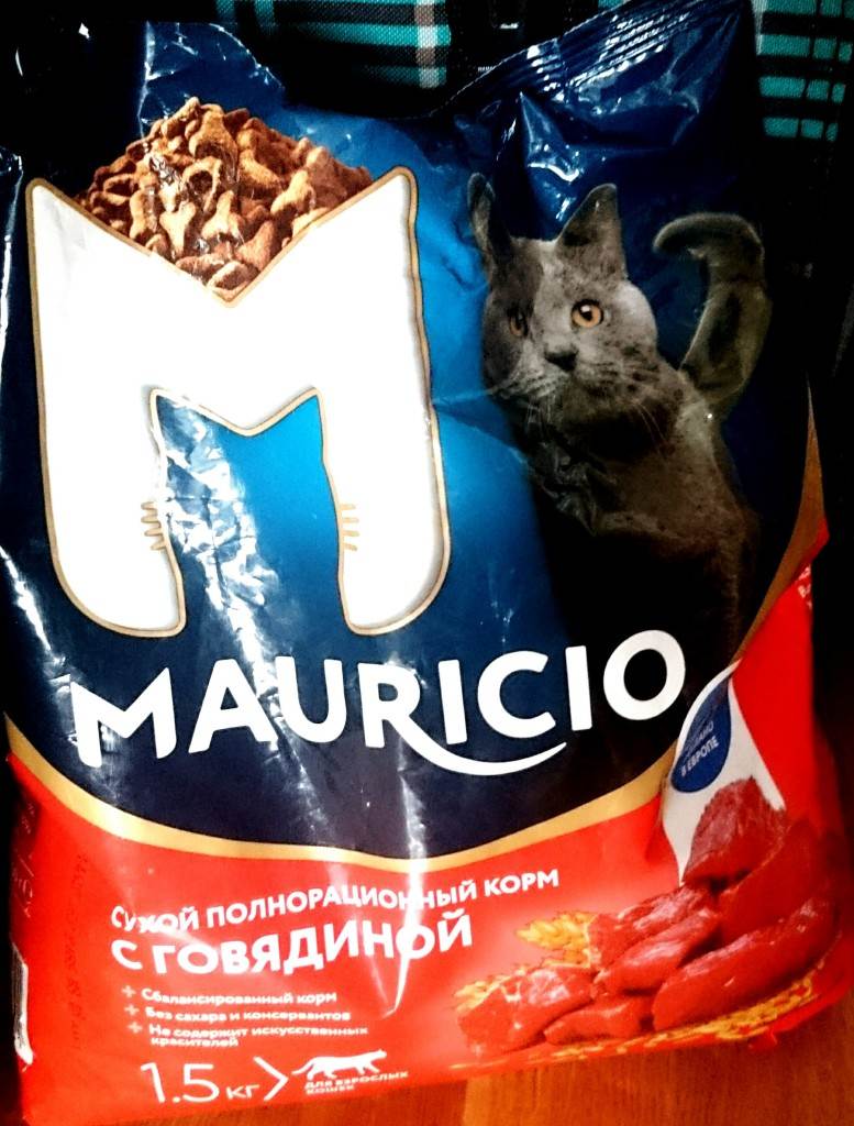 Mauricio - корм для кошек и котов | цена, отзывы, состав