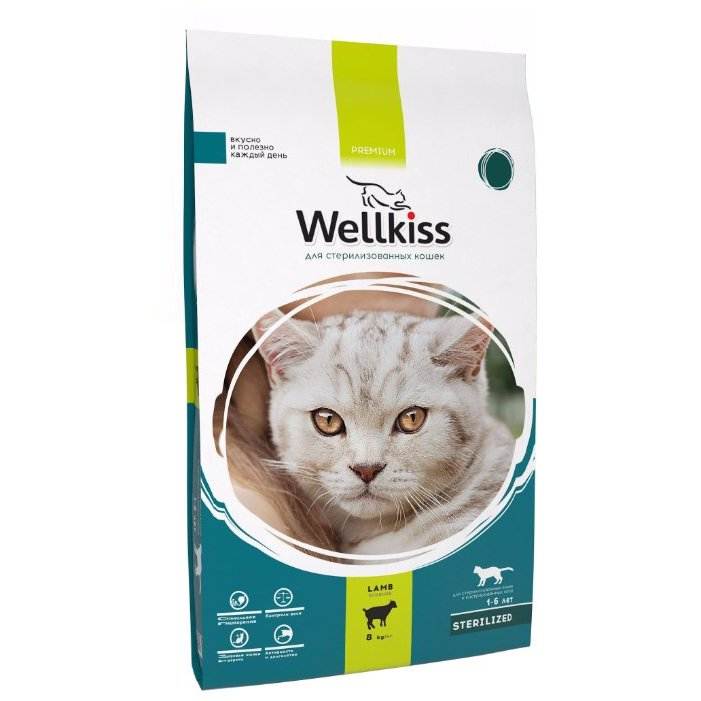 Корм для кошек wellkiss — обзор видов, состав