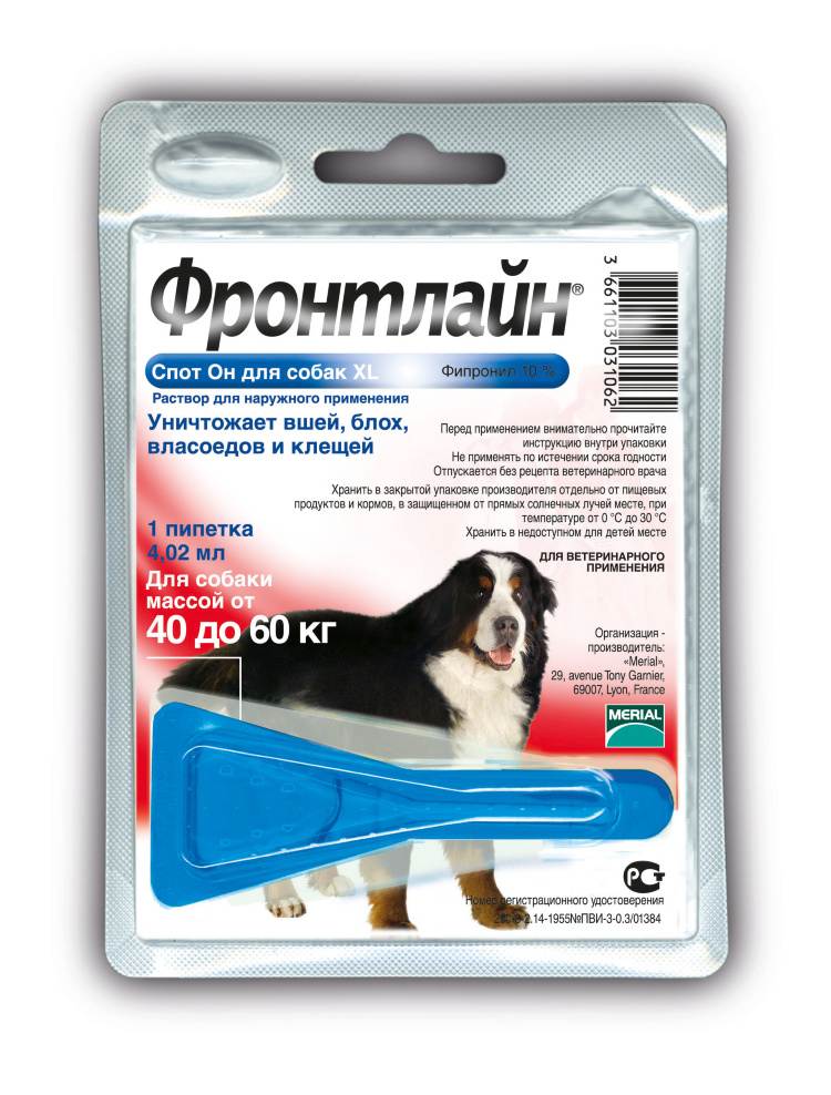 Фронтлайн для собак — полный разбор линейки препаратов. фронтлайн для собак