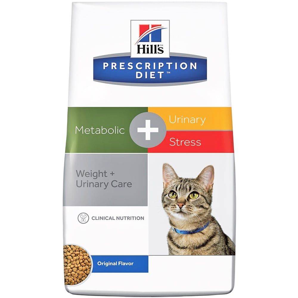 Хиллс для кошек отзывы. Хиллс Метаболик плюс Уринари. Метаболик Уринари Хиллс для кошек. Hill's Prescription Diet Pouch metabolic + Urinary stress Feline, 85 гр. Хиллс для кошек для похудения.