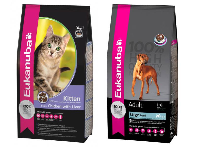 Эукануба для кошек — виды корма, отзыв ветеринара на состав