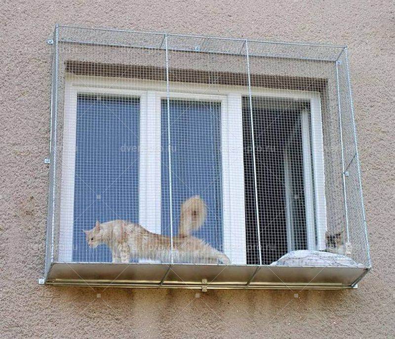 Сетка на окно для кошек