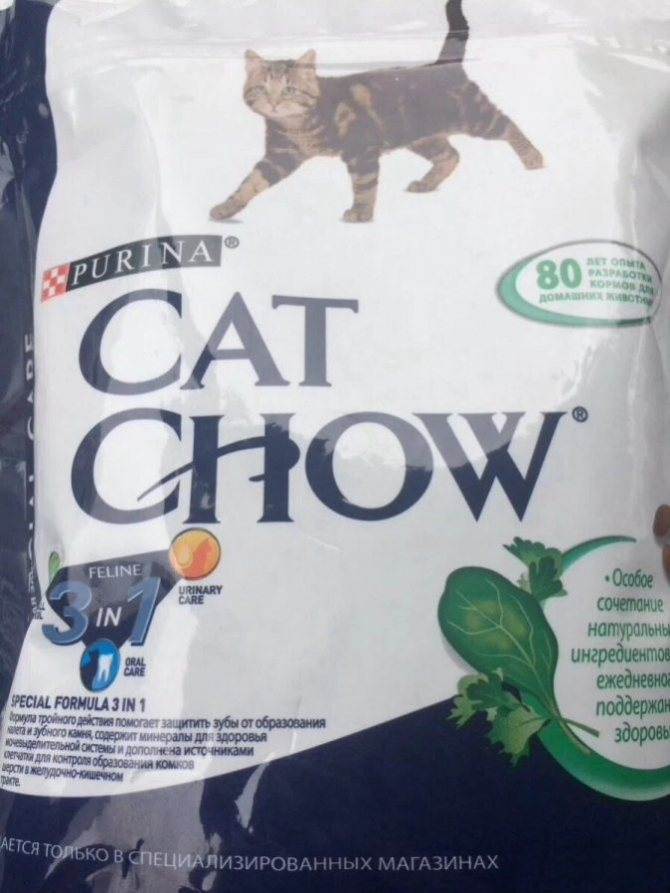 К какому классу на самом деле относится корм для кошек кэт чау?