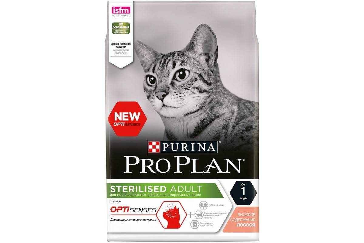 Обзор кормов для кошек “purina pro plan”