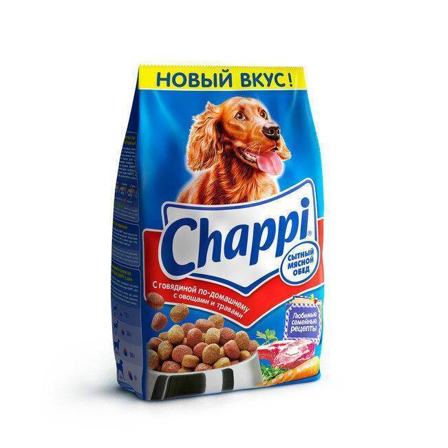 Чаппи (chappi) корм для собак | цена, состав, отзывы